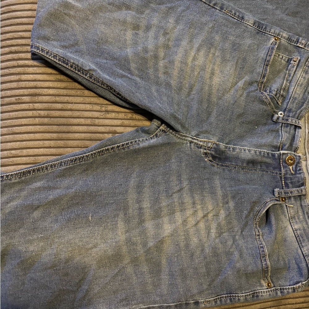 Men's Slim Straight Blue Jeans